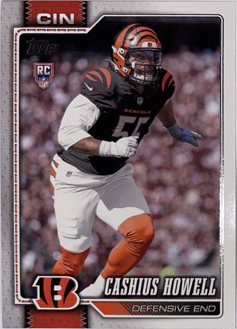 2026 Topps Football #357 Cashius Howell RC – Near Mint – voorkant