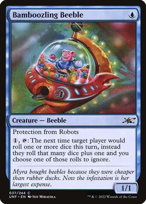 Bamboozling Beeble – Unfinity (UNF-37) Magic: The Gathering card Imagen principal del producto