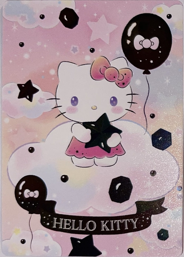 2026 Panini Hello Kitty & Friends: Fun Together! #177 Hello Kitty – Unicorn Dreams – Near Mint – voorkant Image principale du produit