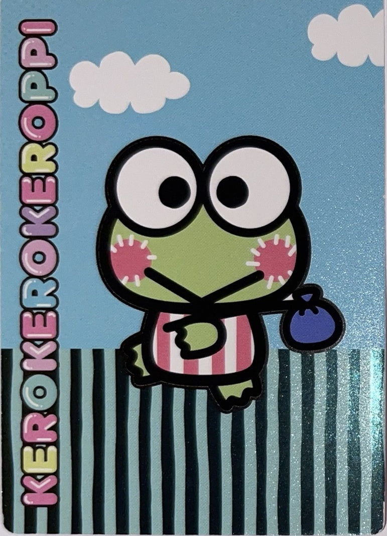 2026 Panini Hello Kitty & Friends: Fun Together! #122 Kerokerokeroppi – Kawaii Gashapon – Near Mint – voorkant Hoofdafbeelding