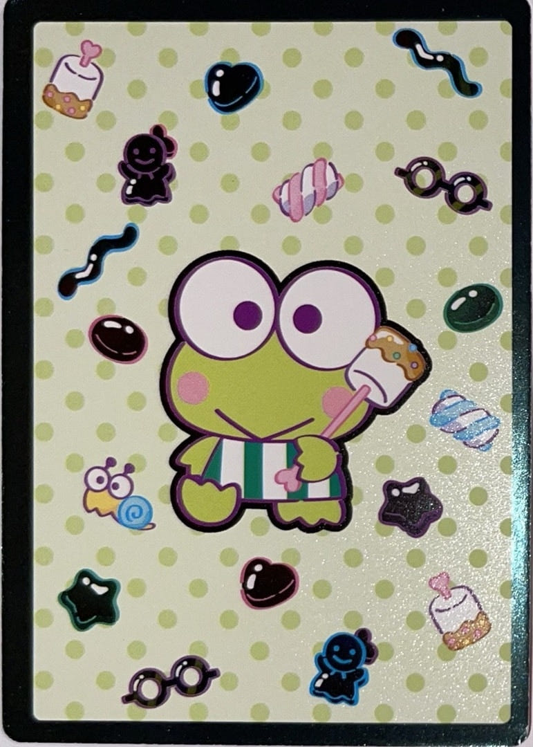 2026 Panini Hello Kitty & Friends: Fun Together! #185 Kerokerokeroppi – Cotton Candy Crew – voorkant | Lichcards Image principale du produit