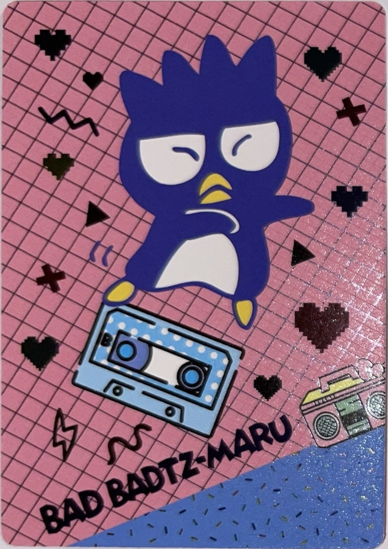2026 Panini Hello Kitty & Friends: Fun Together! #54 Badtz-Maru – Let's Dance! – Near Mint – voorkant