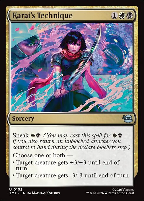 Karai's Technique – Teenage Mutant Ninja Turtles (TMT-152) Magic: The Gathering card | LC-REM-20260804-15631622668620-037fe188-3355-4724-b2eb-e2448fc55607 Hoofdafbeelding