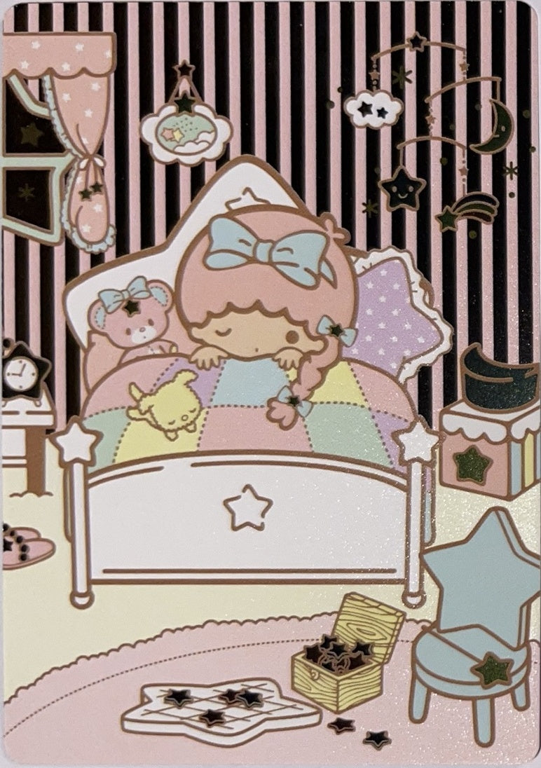 2026 Panini Hello Kitty & Friends: Fun Together! #44 Little Twin Stars – Room Tour – Near Mint – voorkant Hoofdafbeelding