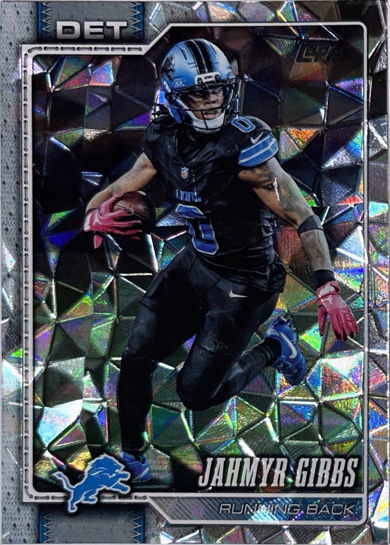 2026 Topps Football #70 Jahmyr Gibbs Diamante Foil – Near Mint – voorkant