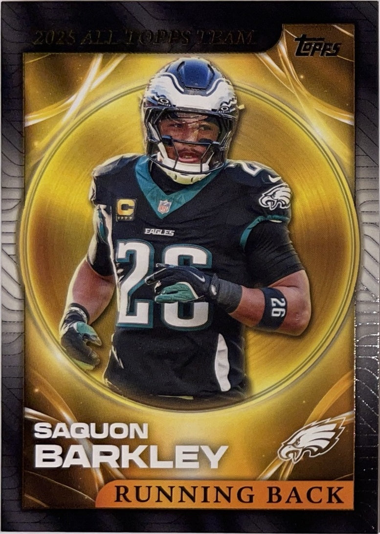 2026 Topps Football 2025 All Topps Team #25ATT-19 Saquon Barkley – Near Mint – voorkant