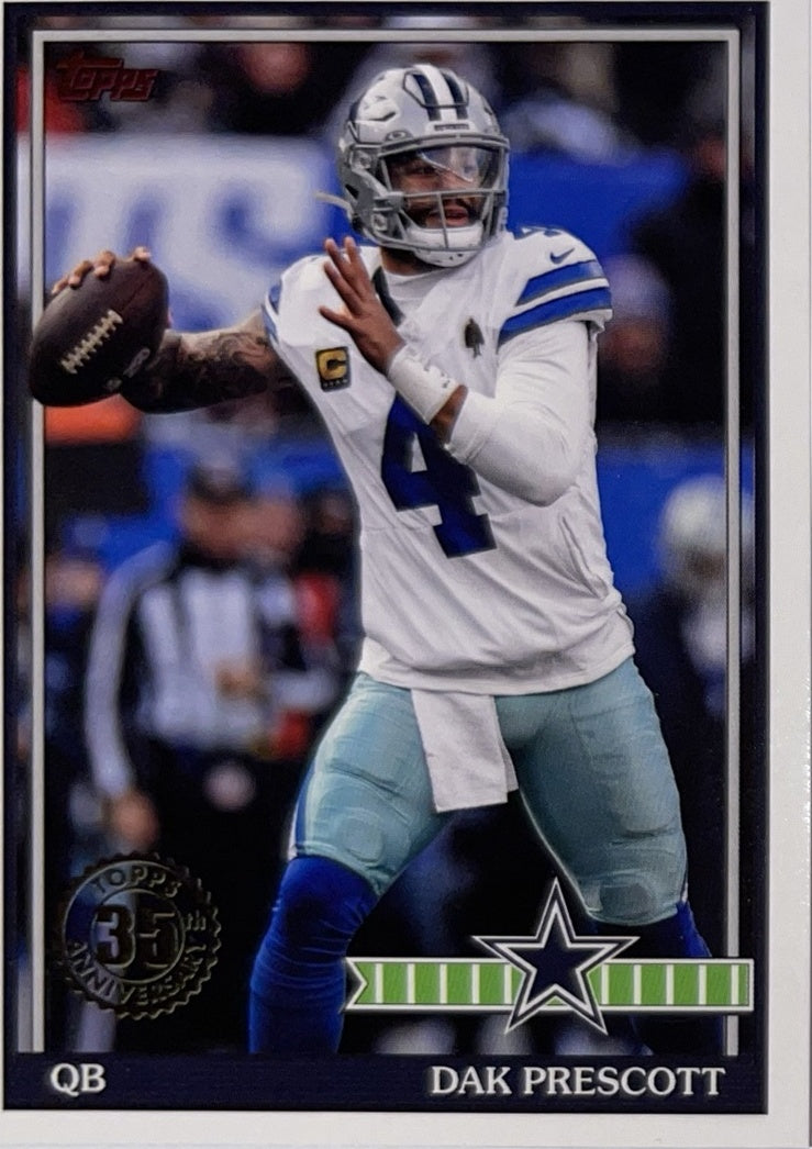 2026 Topps Football 1991 Topps Football #91TF-28 Dak Prescott – Near Mint – voorkant