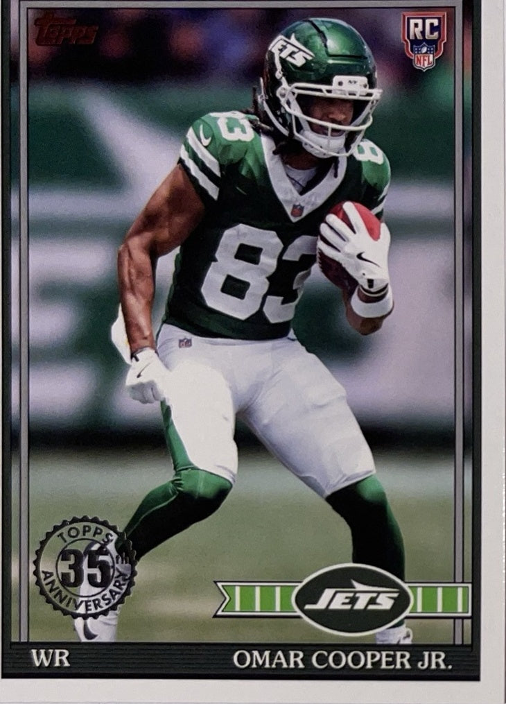 2026 Topps Football 1991 Topps Rookies Football #91TR-21 Omar Cooper Jr. RC – Near Mint – voorkant
