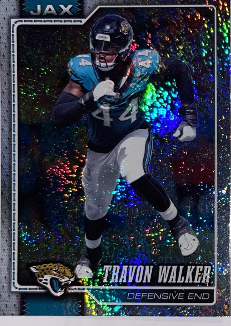 2026 Topps Football #230 Travon Walker Diamante Foil – Near Mint – voorkant