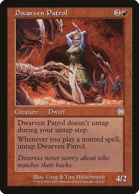 Dwarven Patrol – Apocalypse (APC-61) Magic: The Gathering card