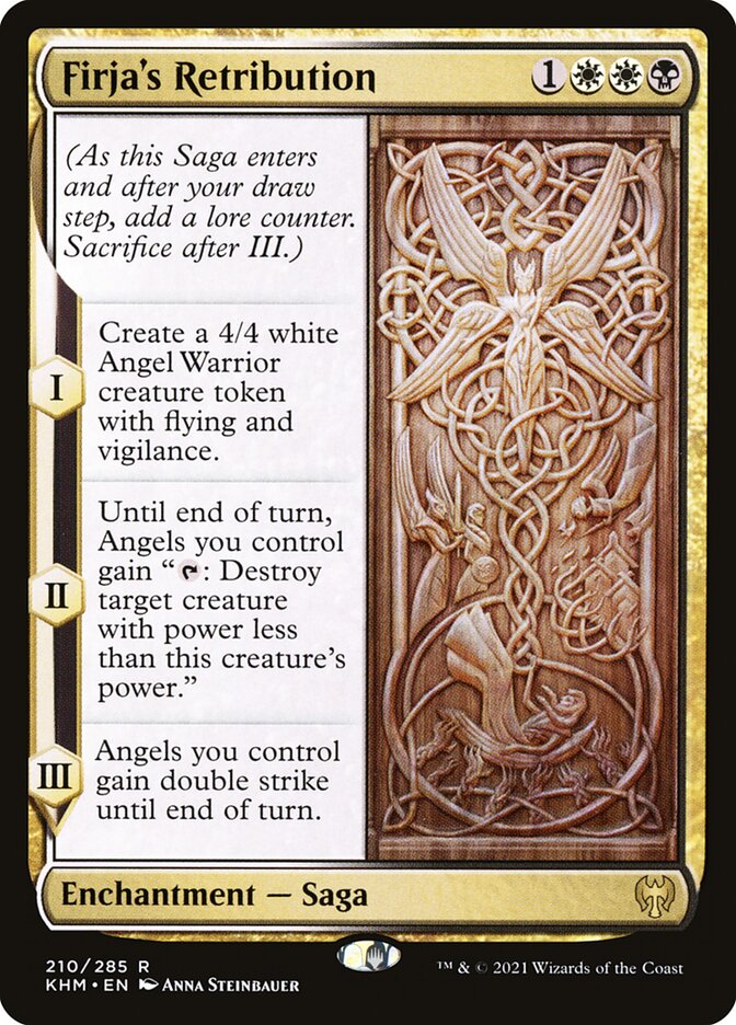 Magic-kaart Firja's Retribution KHM-210 uit Kaldheim (Rare)