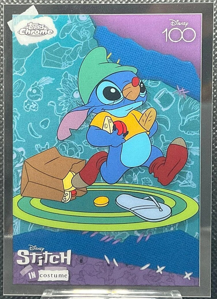 Stitch The Clock Strikes Snack Time SC-6 - Topps Chrome Disney 100 kaart Hoofdafbeelding