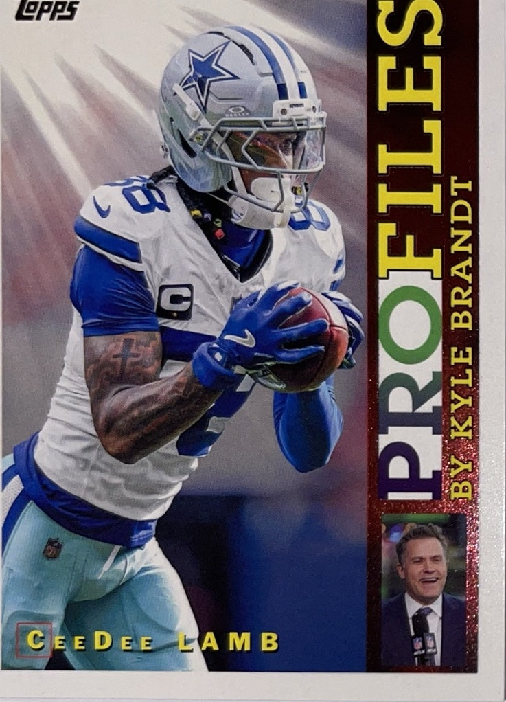 2026 Topps Football Topps Profiles #TP-7 CeeDee Lamb – Near Mint – voorkant