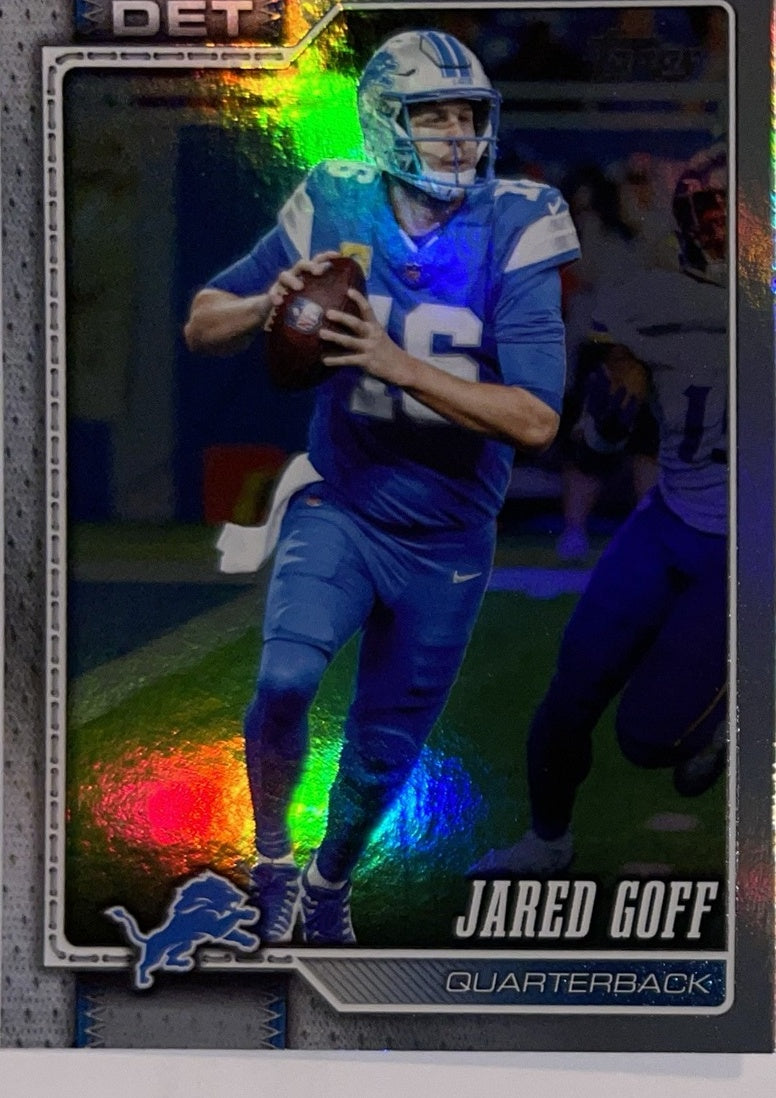2026 Topps Football #68 Jared Goff Diamante Foil – Near Mint – voorkant