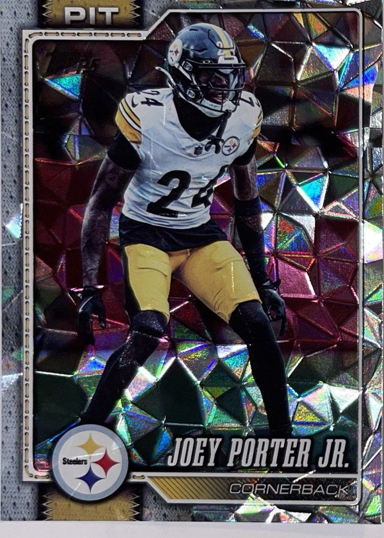 2026 Topps Football #171 Joey Porter Jr. Diamante Foil – Near Mint – voorkant