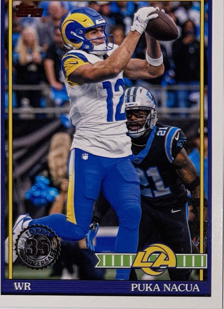 2026 Topps Football 1991 Topps Football #91TF-20 Puka Nacua – Near Mint – voorkant