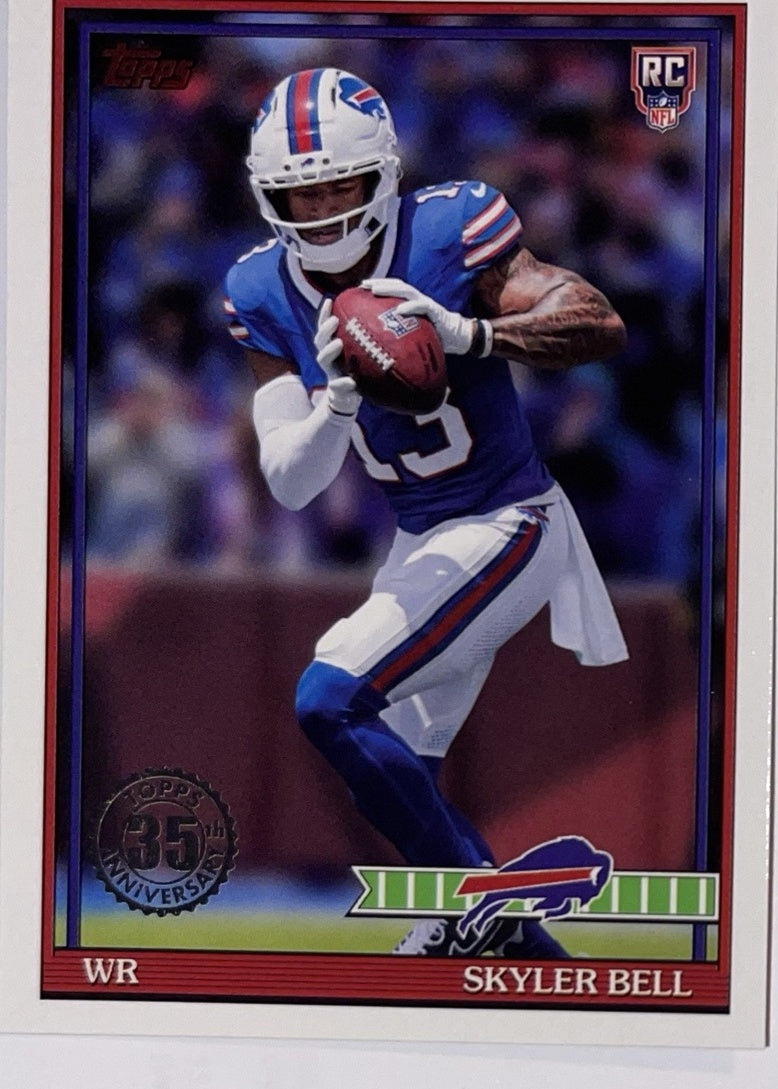2026 Topps Football 1991 Topps Rookies Football #91TR-27 Skyler Bell RC – Near Mint – voorkant