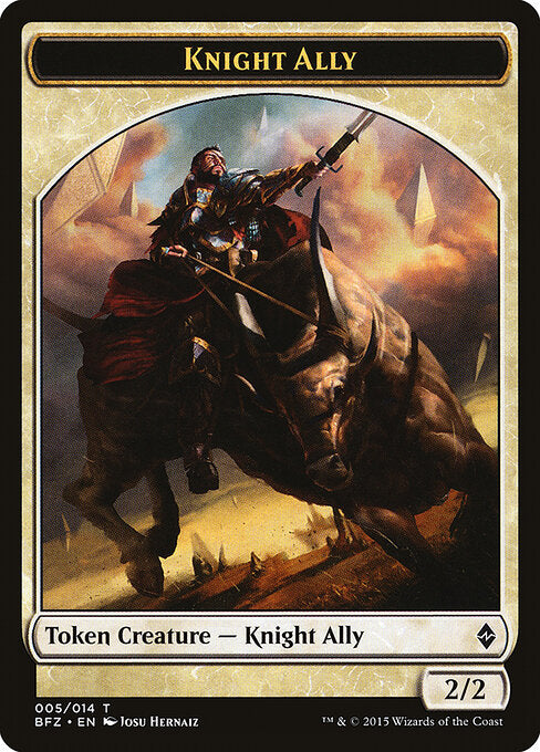 Knight Ally – Battle for Zendikar Tokens (TBFZ-5) Magic: The Gathering card | LC-REM-20260804-15151800484172-0419a202-6e32-4f0a-a032-72f6c00cae5e