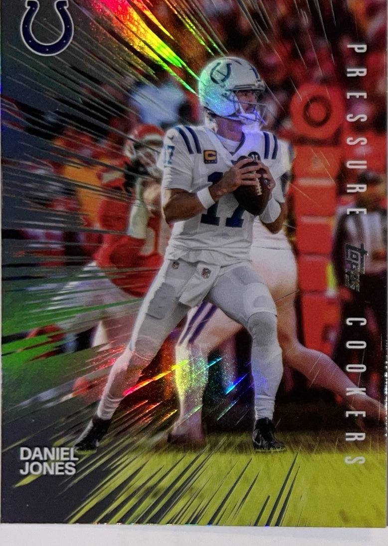 2026 Topps Football Pressure Cookers #PC-30 Daniel Jones – Near Mint – voorkant