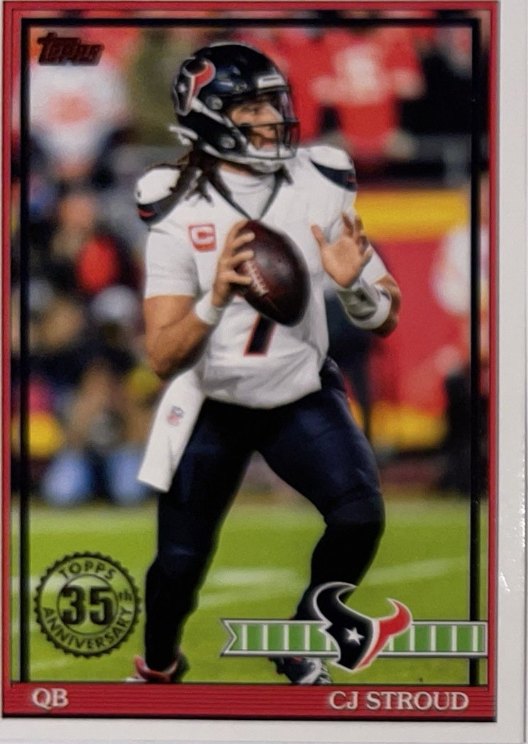 2026 Topps Football 1991 Topps Football #91TF-45 CJ Stroud – Near Mint – voorkant