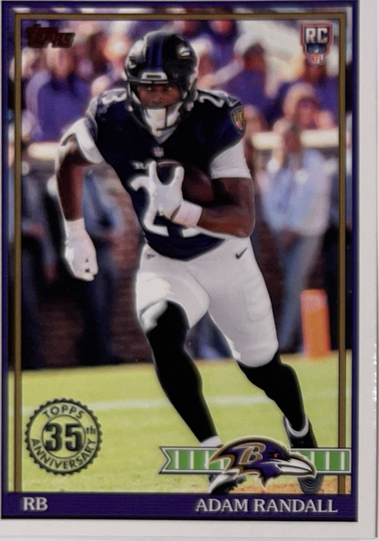 2026 Topps Football 1991 Topps Rookies Football #91TR-45 Adam Randall RC – Near Mint – voorkant