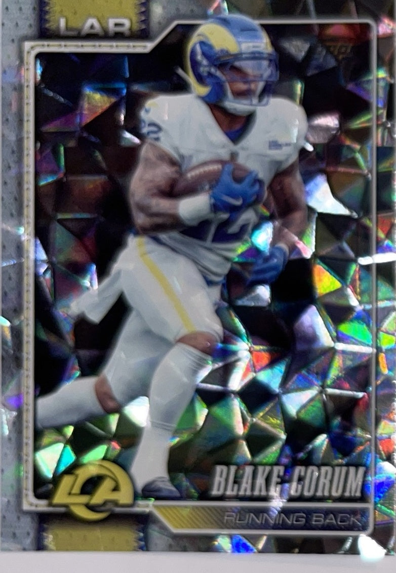 2026 Topps Football #234 Blake Corum Diamante Foil – Near Mint – voorkant