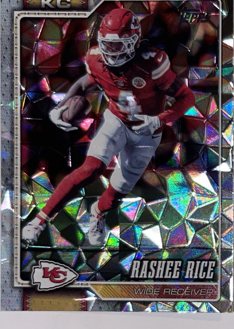 2026 Topps Football #101 Rashee Rice Diamante Foil – Near Mint – voorkant