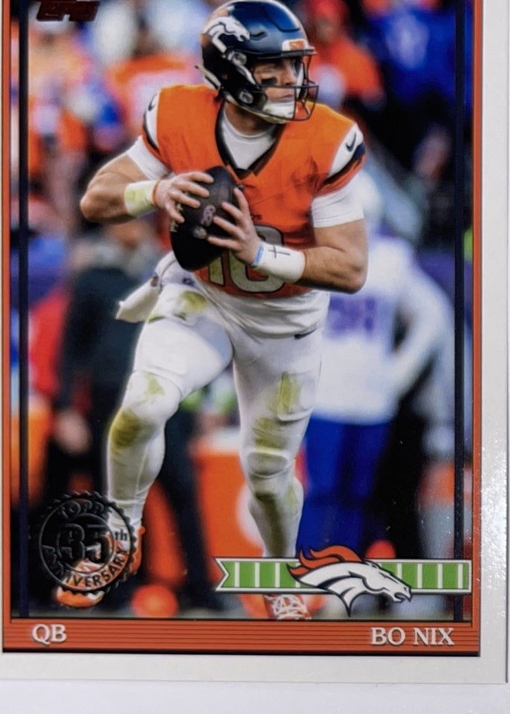 2026 Topps Football 1991 Topps Football #91TF-31 Bo Nix – Near Mint – voorkant