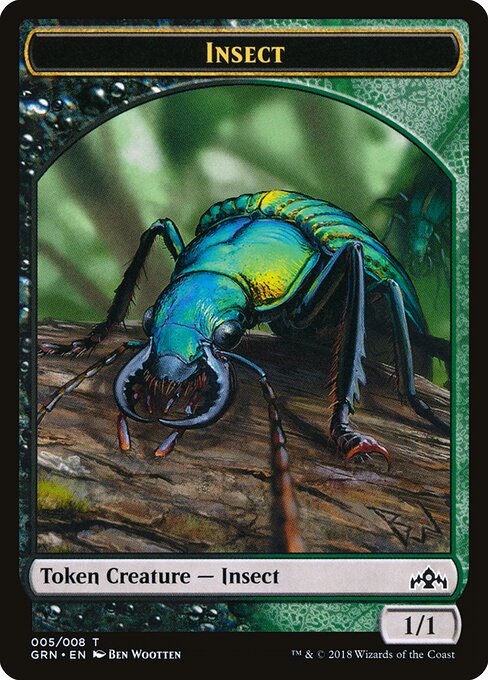 Insect – Guilds of Ravnica Tokens (TGRN-5) Magic: The Gathering card | LC-REM-20260804-15151520612684-0436e71b-c1f9-4ca8-a29c-775da858a0cd Hoofdafbeelding
