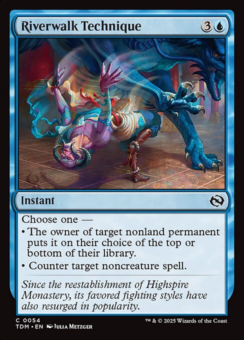 Riverwalk Technique – Tarkir: Dragonstorm (TDM-54) Magic: The Gathering card