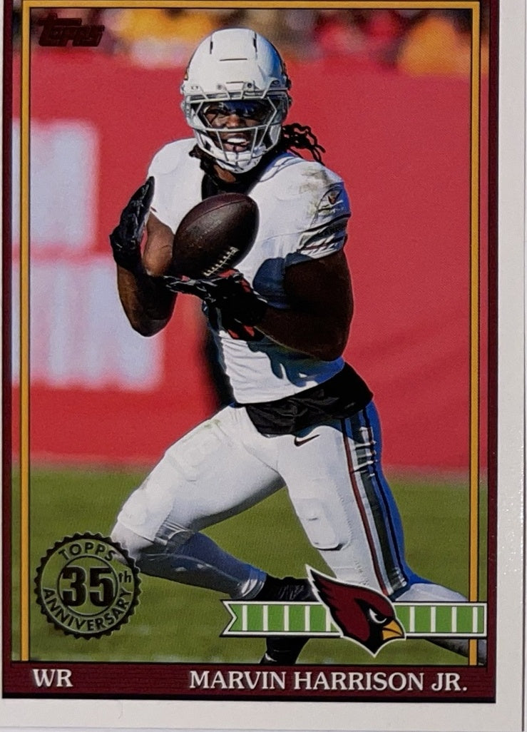 2026 Topps Football 1991 Topps Football #91TF-1 Marvin Harrison Jr. – Near Mint – voorkant