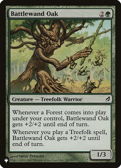 Battlewand Oak – The List (PLST-LRW-197) Magic: The Gathering card | LC-REM-20260804-15150955921740-0440d9e6-481d-4236-b763-043b3e61ae2b