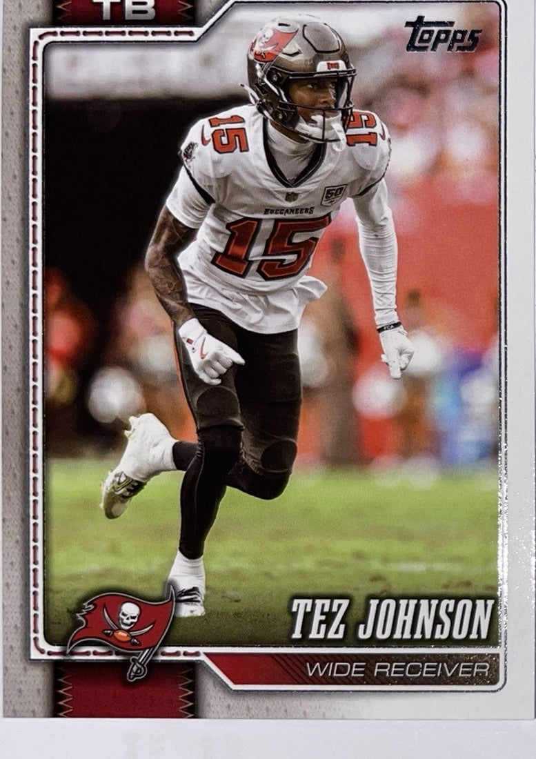 2026 Topps Football #189 Tez Johnson – Near Mint – voorkant