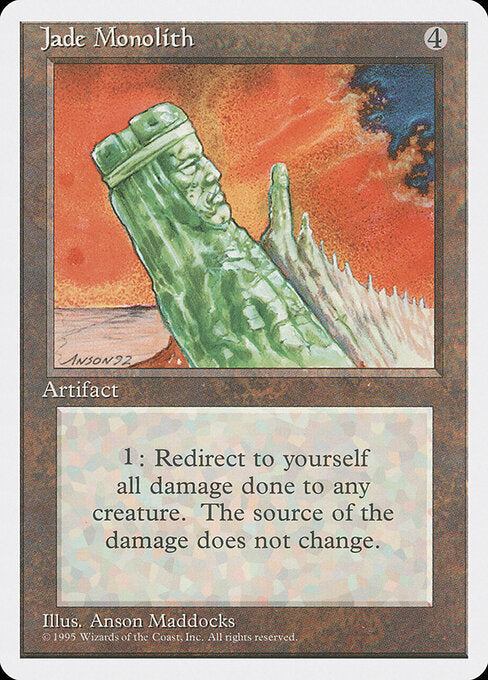 Jade Monolith – Fourth Edition (4ED-329) Magic: The Gathering card | LC-REM-20260804-15151820734796-044e5475-4ab5-45c5-b86d-9b4720e7ba0c
