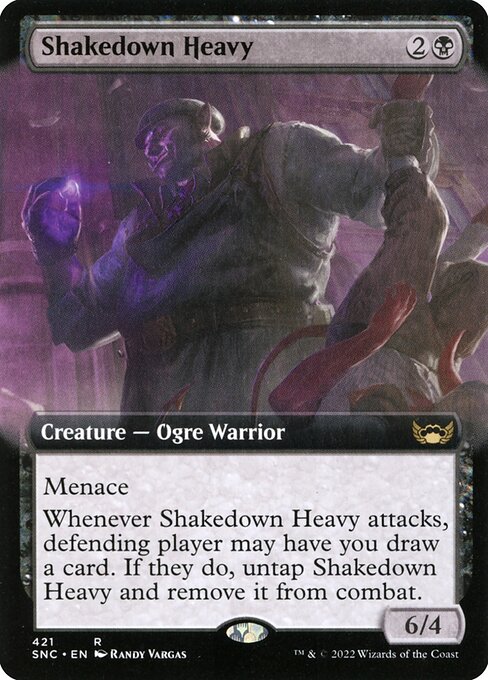 Shakedown Heavy – Streets of New Capenna (SNC-421) Magic: The Gathering card | LC-REM-20260804-15383370432844-044f9aeb-9cce-4eea-9ddb-868720cd8287 Hauptbild