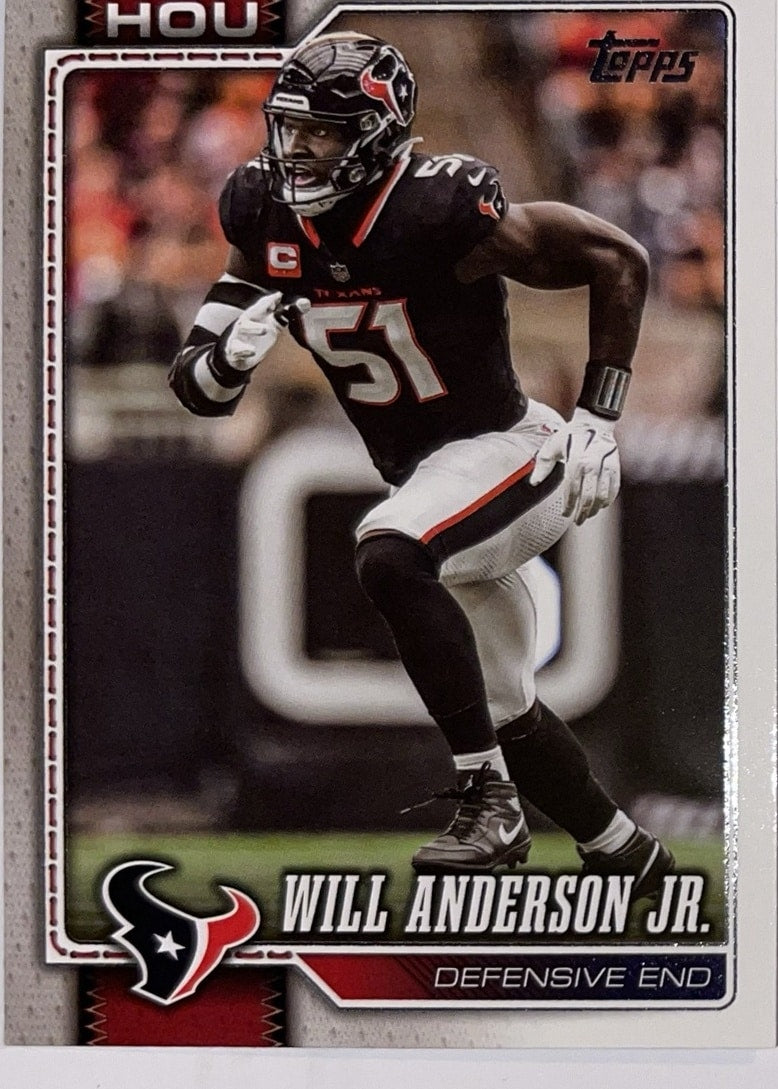 2026 Topps Football #82 Will Anderson Jr. – voorkant | Lichcards Imagen principal del producto
