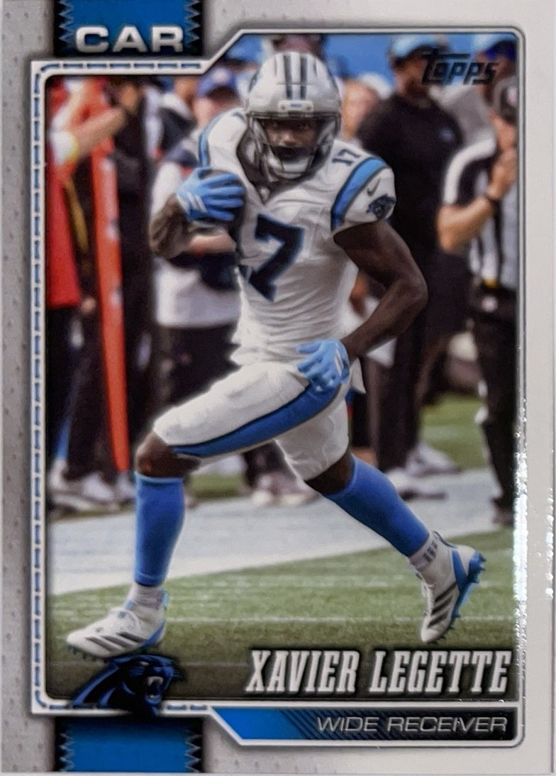 2026 Topps Football #26 Xavier Legette – Near Mint – voorkant