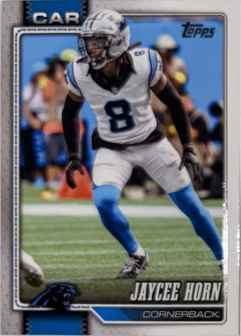 2026 Topps Football #211 Jaycee Horn – Near Mint – voorkant