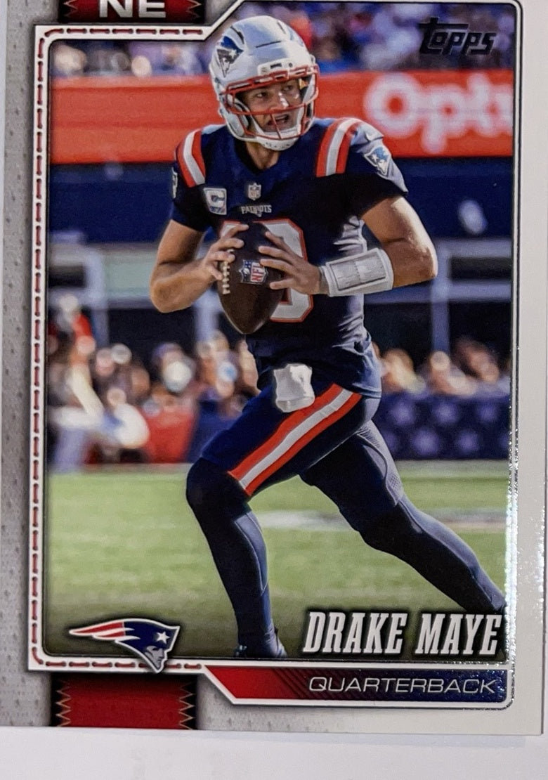 2026 Topps Football #136 Drake Maye – Near Mint – voorkant