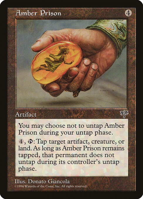 Amber Prison – Mirage (MIR-292) Magic: The Gathering card | LC-REM-20260804-15151820603724-046475e5-36d1-4b5f-af31-6df715c7a368 Image principale du produit
