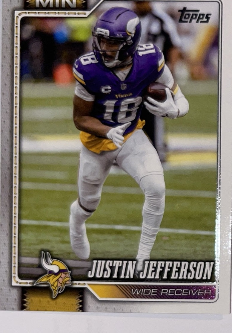2026 Topps Football #131 Justin Jefferson – Near Mint – voorkant