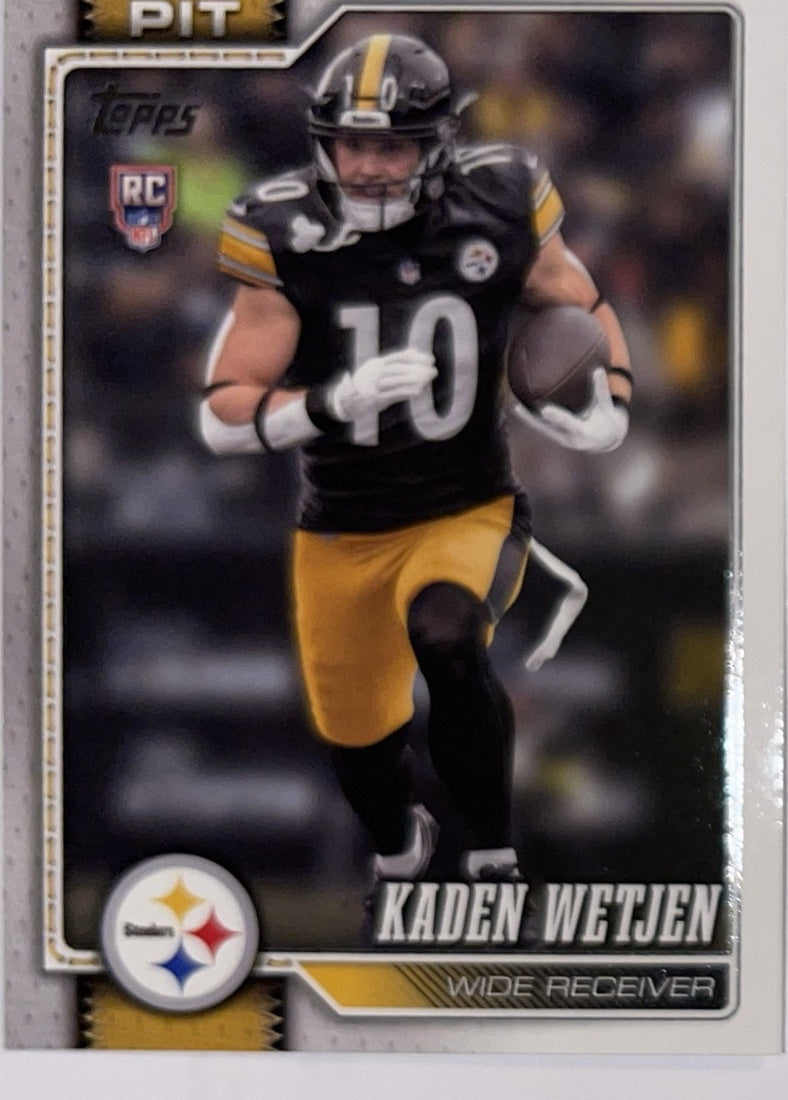 2026 Topps Football #370 Kaden Wetjen RC – Near Mint – voorkant