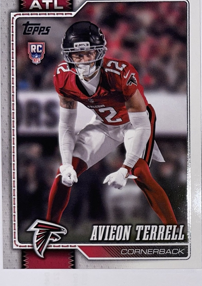 2026 Topps Football #379 Avieon Terrell RC – Near Mint – voorkant