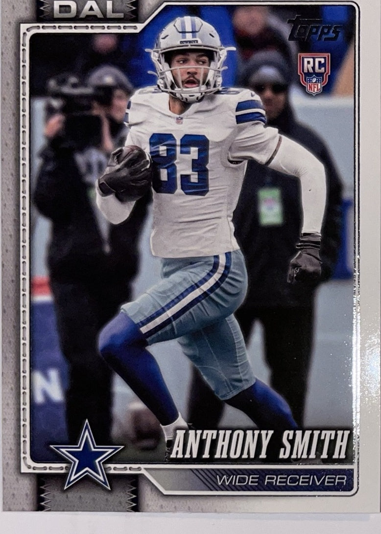 2026 Topps Football #396 Anthony Smith RC – Near Mint – voorkant