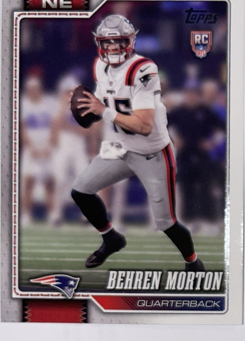 2026 Topps Football #351 Behren Morton RC – Near Mint – voorkant