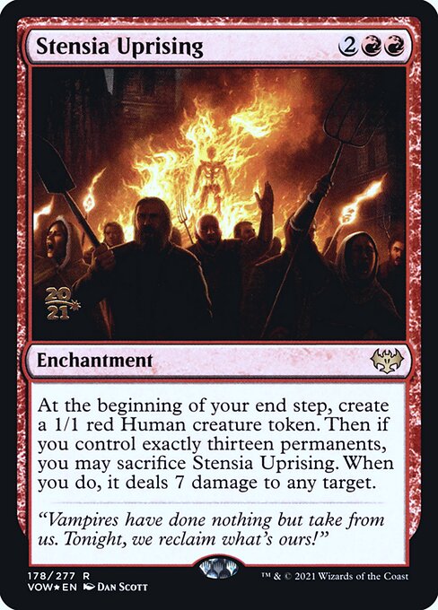 Stensia Uprising – Innistrad: Crimson Vow Promos (PVOW-178s) Magic: The Gathering card | LC-REM-20260804-15339671552332-04804537-6dd4-4a68-afe8-92d32e8c39d1