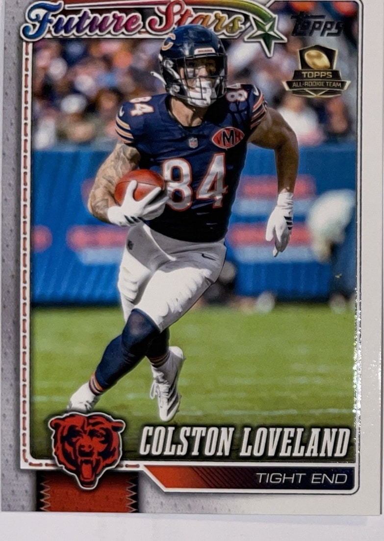 2026 Topps Football #270 Colston Loveland Future Stars – voorkant | Lichcards Hoofdafbeelding