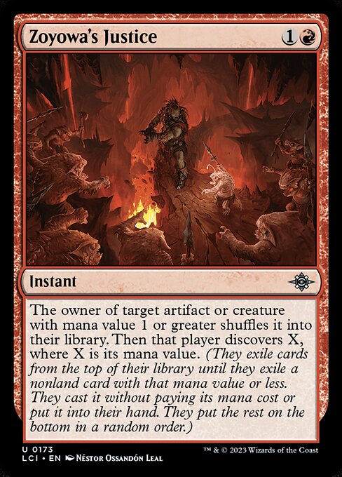 Zoyowa's Justice – The Lost Caverns of Ixalan (LCI-173) Magic: The Gathering card | LC-REM-20260804-15393089454412-04839717-d2f9-481d-9d13-e4038dbcbb0e