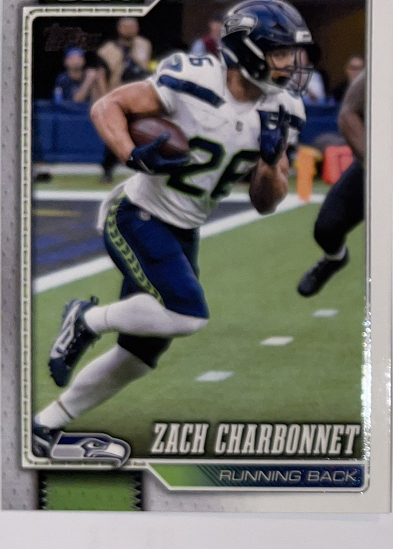 2026 Topps Football #252 Zach Charbonnet – Near Mint – voorkant