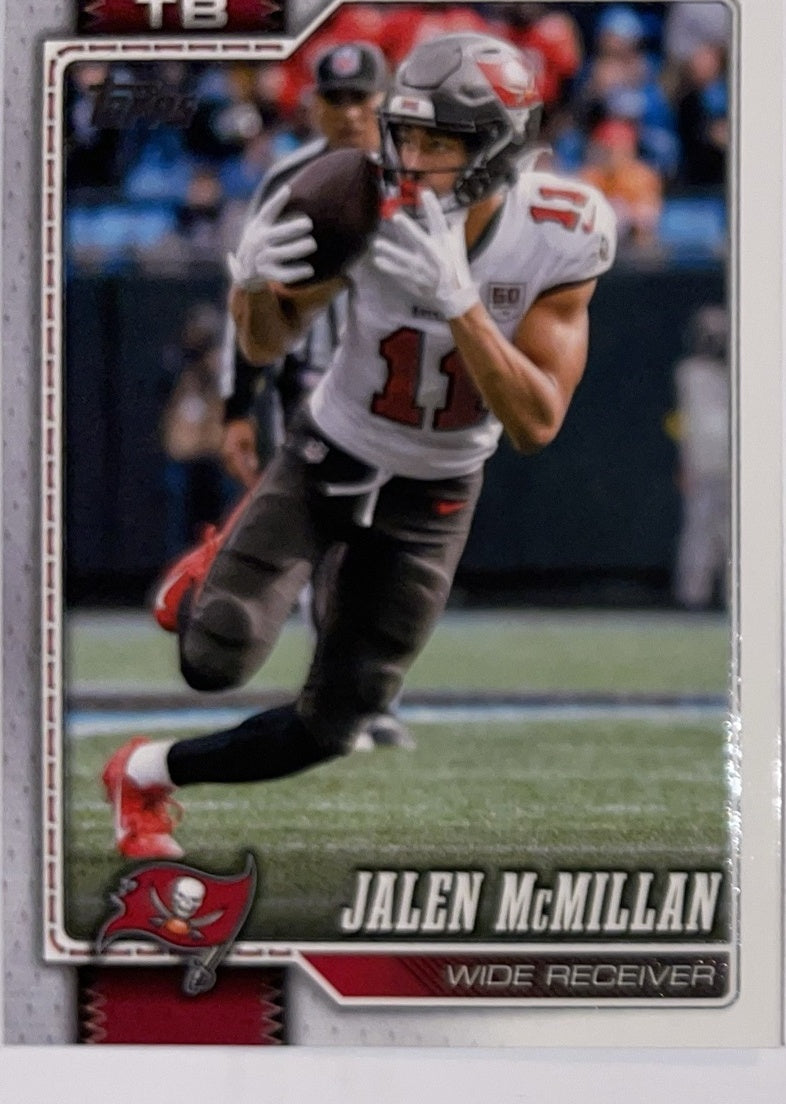 2026 Topps Football #187 Jalen McMillan – Near Mint – voorkant